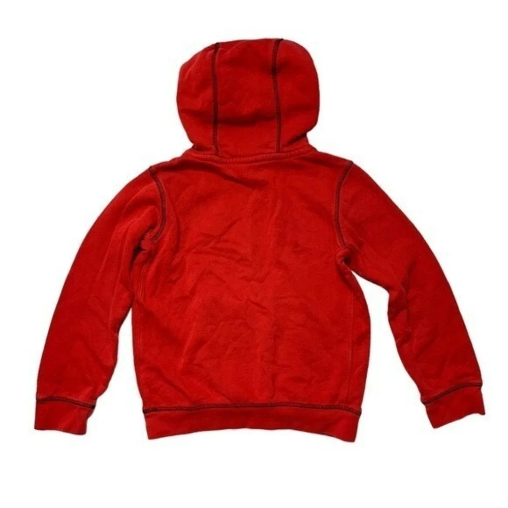 Nike Kids Red Just‎ Do It Hoodie Fleece Lined Casual Streetwear S Classic Bold